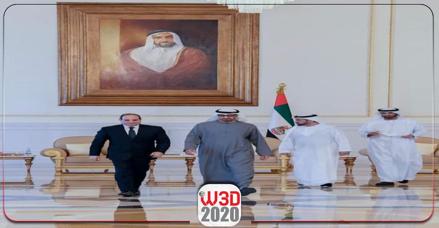 الرئيس السيسي والشيخ محمد بن زايد 