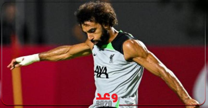 محمد صلاح فى التدريبات