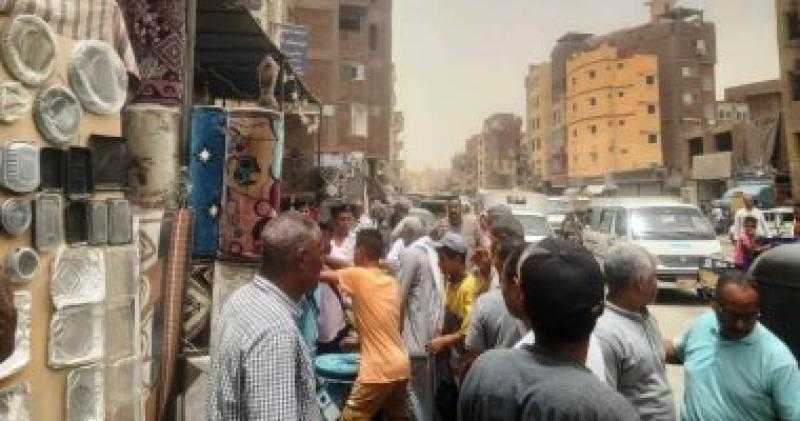 مرافق الجيزة تشن حملة لإزالة إشغالات وتعديات المحلات والباعة المتجولين