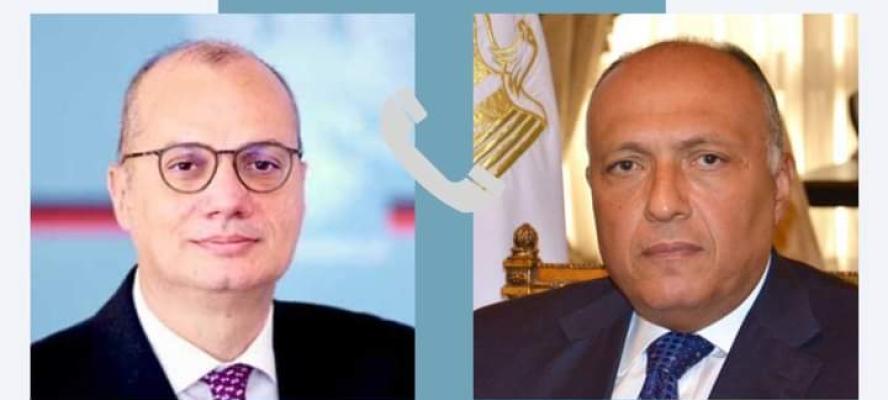 وزير الخارجية يجري اتصالاً هاتفياً مع نظيره الألباني لبحث تطورات الأزمة في قطاع غزة